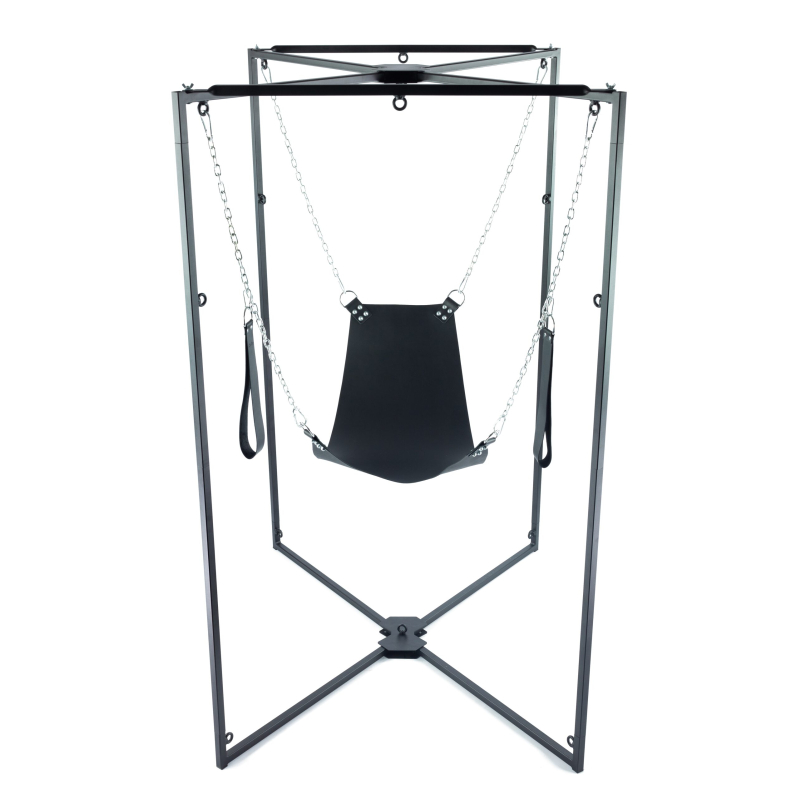 kit sling cuir triangle noir armature noir scaled