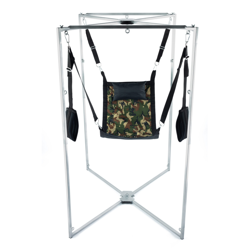 kit sling tissu carre camouflage armature grise scaled