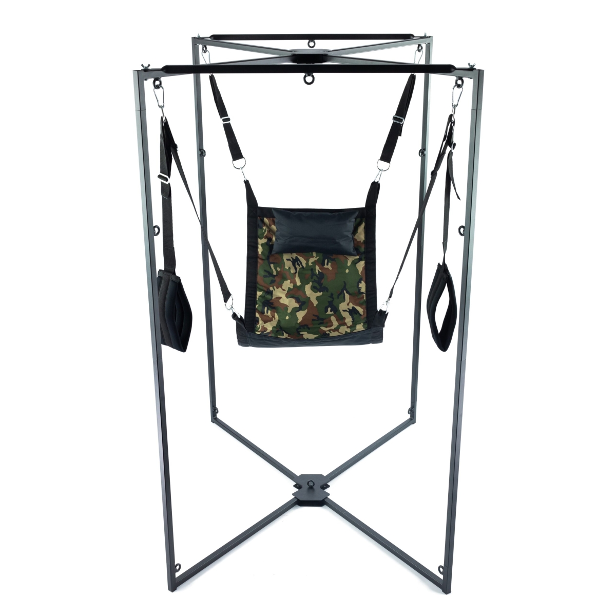 kit sling tissu carre camouflage armature noire scaled