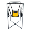 kit sling tissu carre jaune noir armature noire scaled