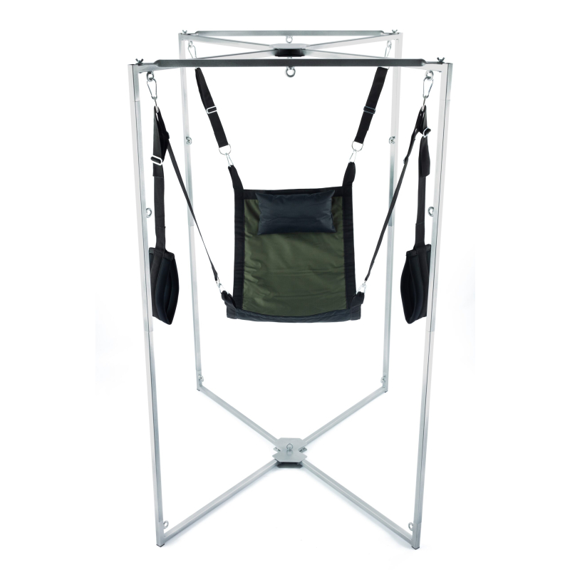 kit sling tissu carre kaki noir armature grise scaled