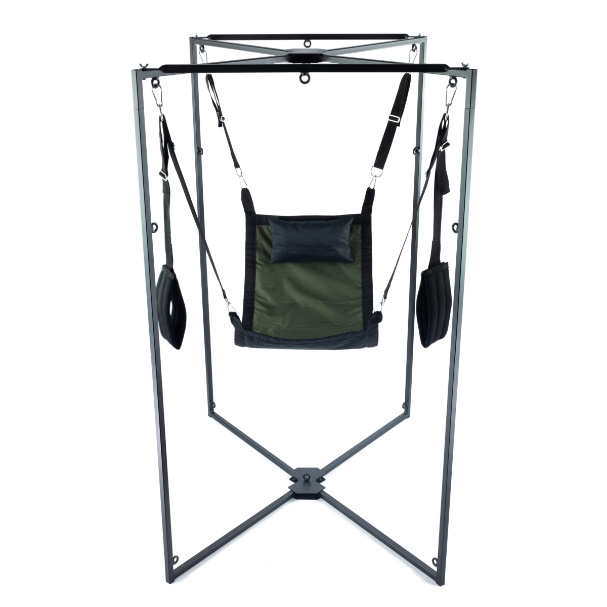 kit sling tissu carre kaki noir armature noire scaled