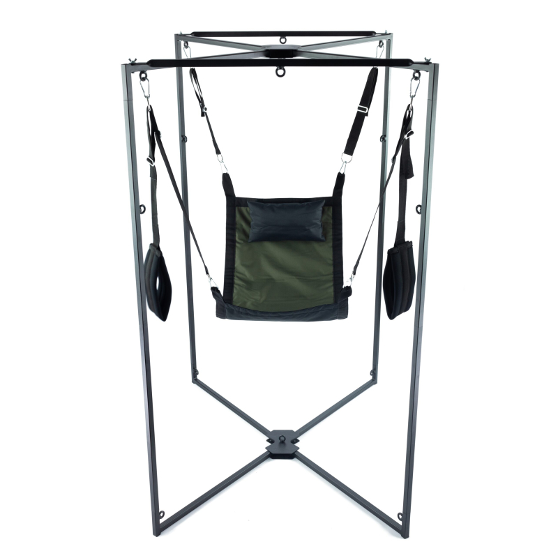 kit sling tissu carre kaki noir armature noire scaled