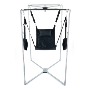 kit sling tissu carre noir armature grise scaled