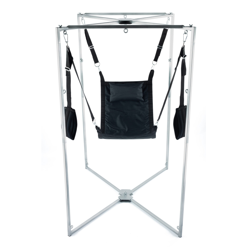 kit sling tissu carre noir armature grise scaled