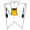 kit sling tissu rectangle jaune armature grise