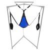 kit sling tissu triangle bleu armature grise
