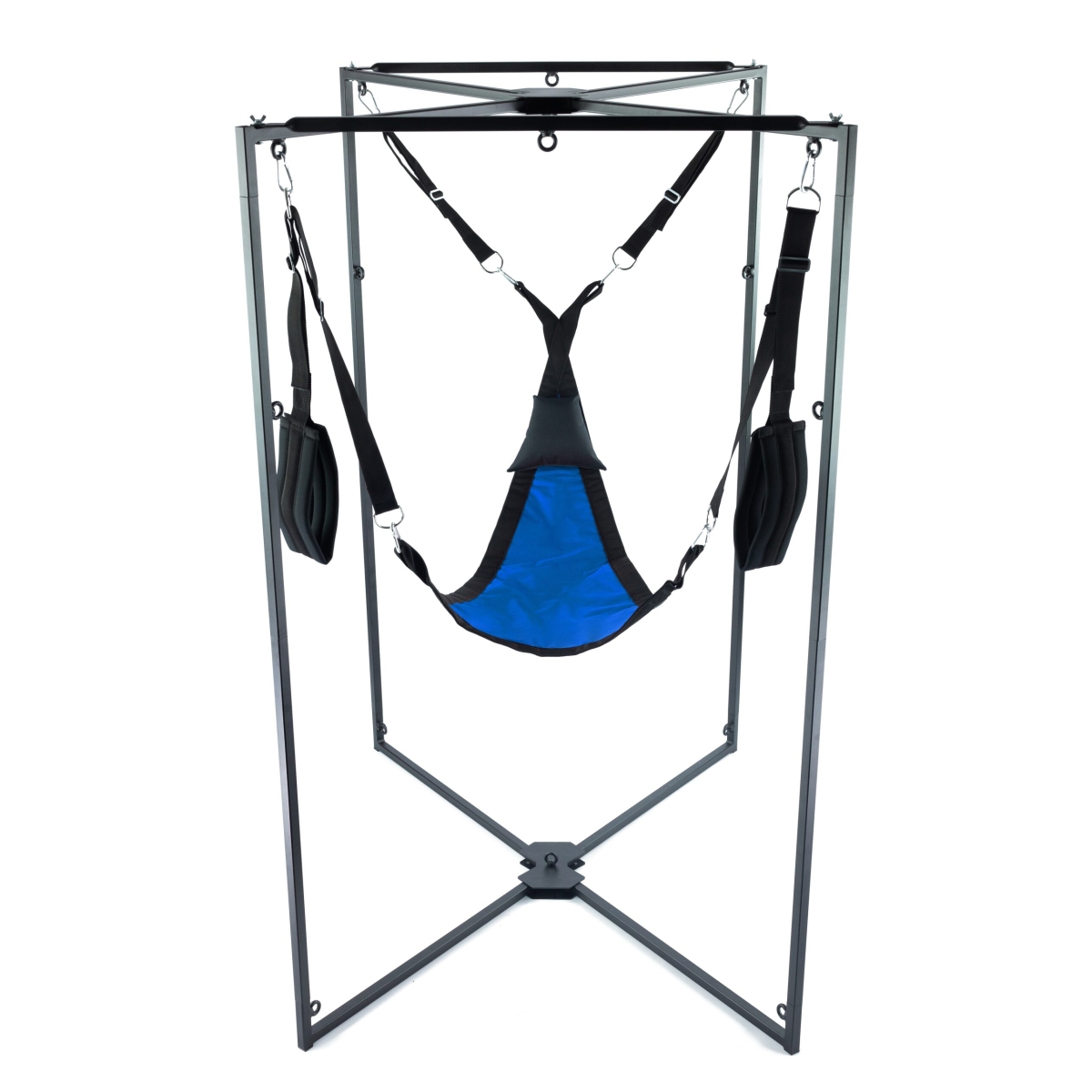 kit sling tissu triangle bleu noir armature noire 1 scaled