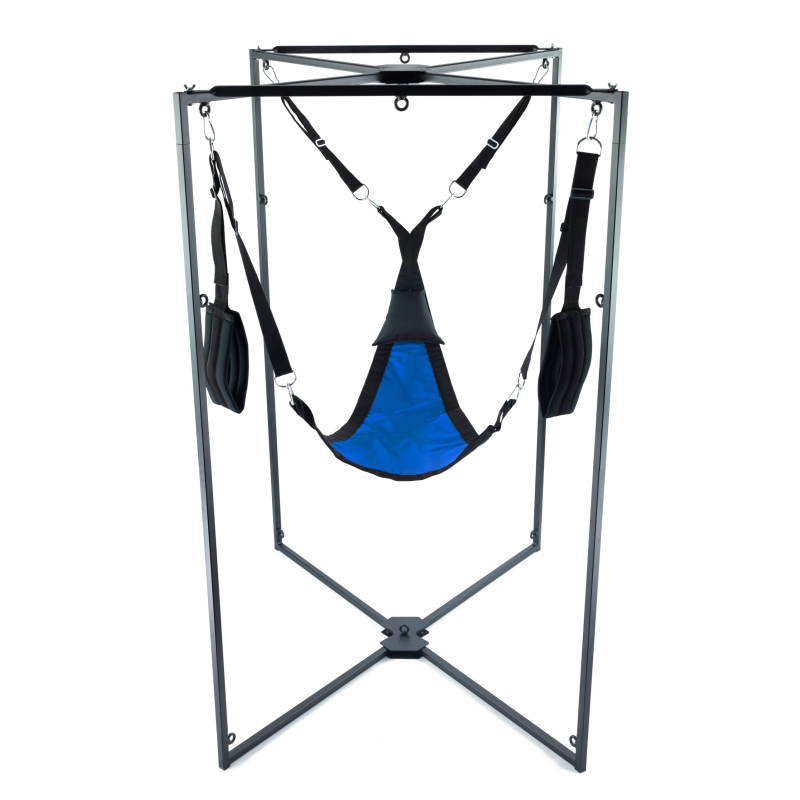 kit sling tissu triangle bleu noir armature noire 1 scaled
