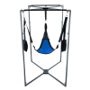 kit sling tissu triangle bleu noir armature noire scaled