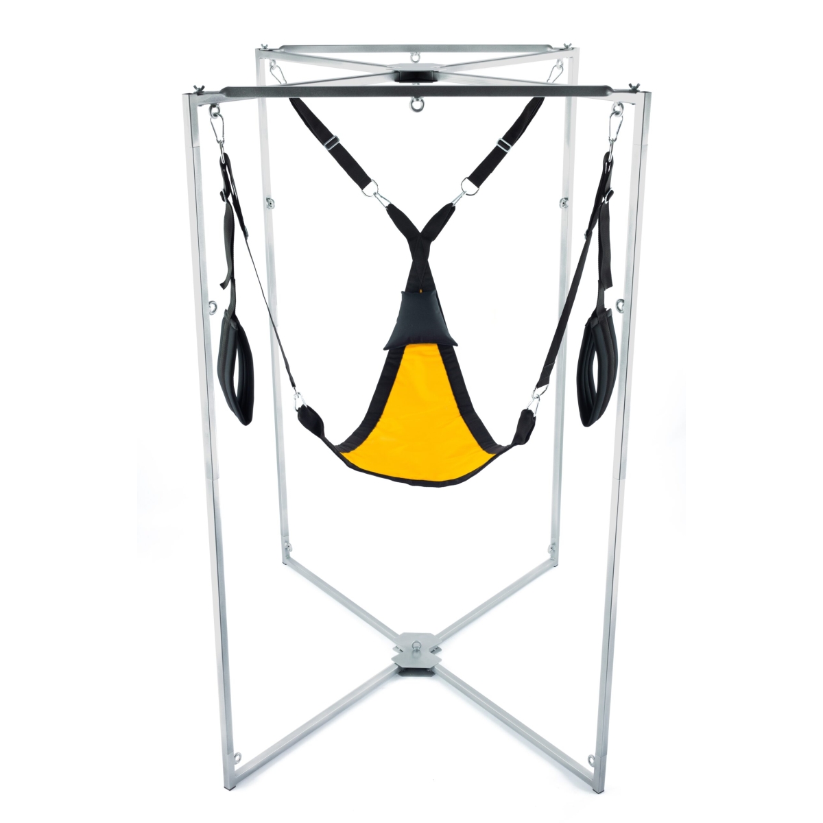 kit sling tissu triangle jaune noir armature grise 1 scaled