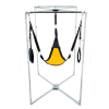 kit sling tissu triangle jaune noir armature grise scaled