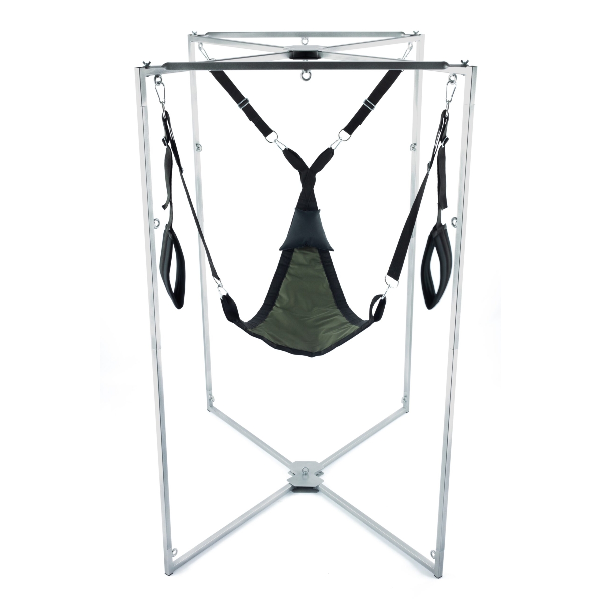 kit sling tissu triangle kaki noir armature grise 1 scaled