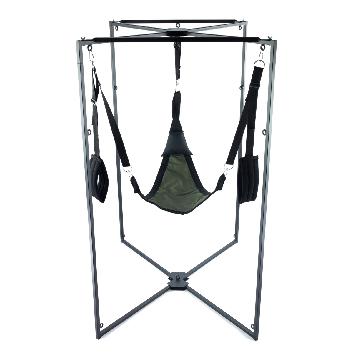 kit sling tissu triangle kaki noir armature noire scaled