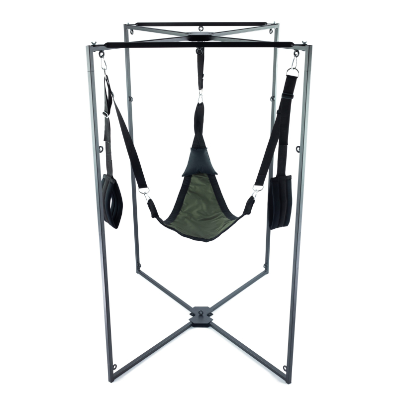 kit sling tissu triangle kaki noir armature noire scaled