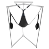 kit sling tissu triangle noir armature grise 3