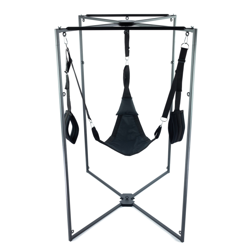kit sling tissu triangle noir armature noire scaled