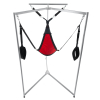 kit sling tissu triangle rouge armature grise