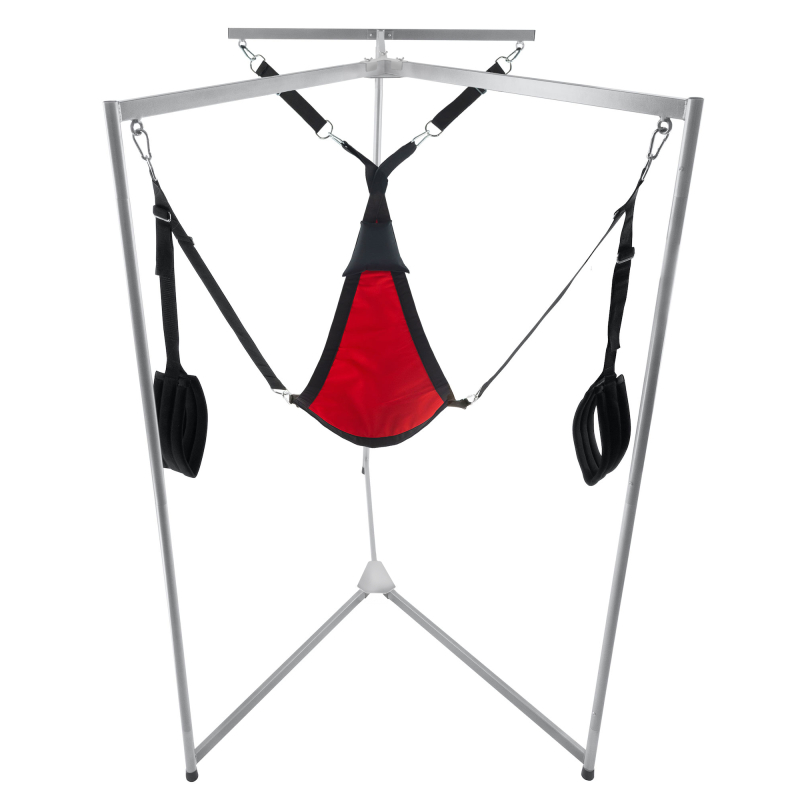 kit sling tissu triangle rouge armature grise