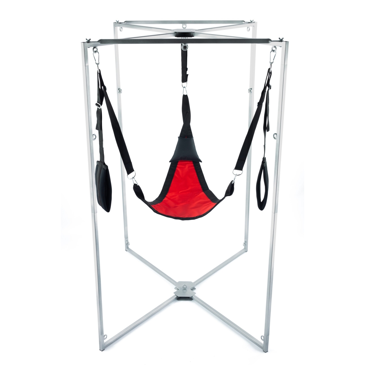 kit sling tissu triangle rouge noir armature grise scaled