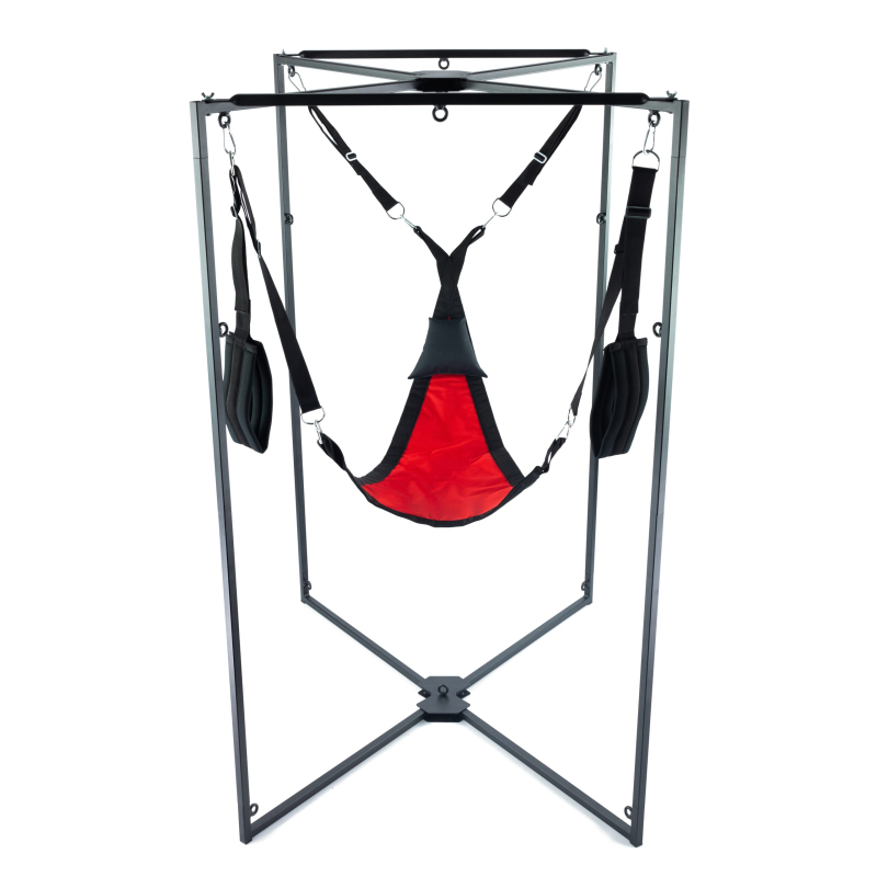 kit sling tissu triangle rouge noir armature noire 1 scaled