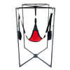 kit sling tissu triangle rouge noir armature noire scaled