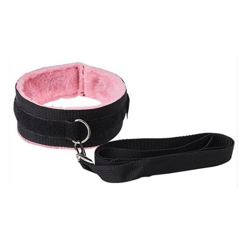 kit sm bondage push 9 pieces noir rose 1