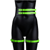 kit sm ceinture et menottes phosphorescentes glow restraint