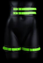 kit sm ceinture et menottes phosphorescentes glow restraint 3