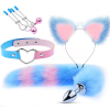 kit sm mix bondage bleu rose 4 pieces
