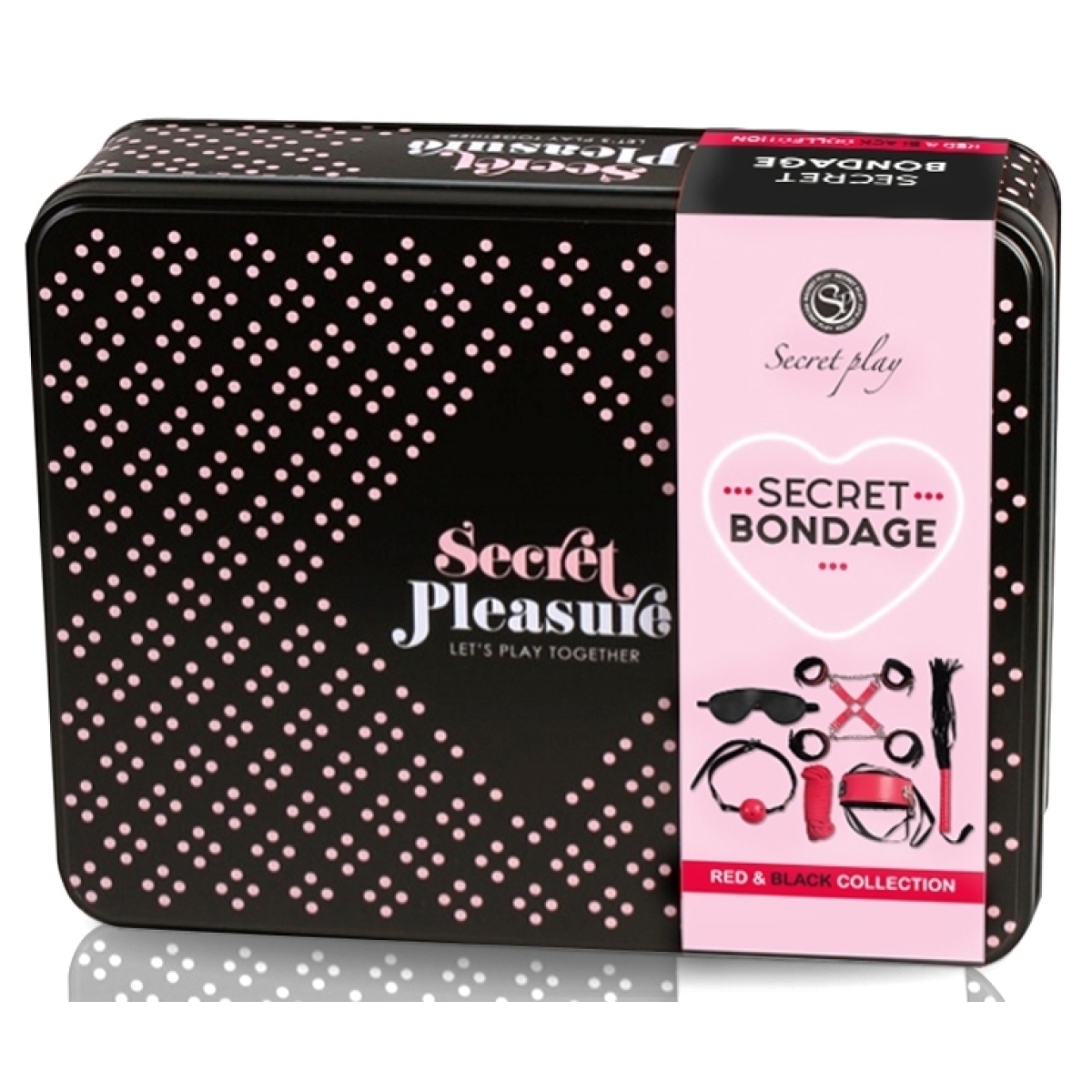 kit sm secret play 8 pieces noir rouge 3