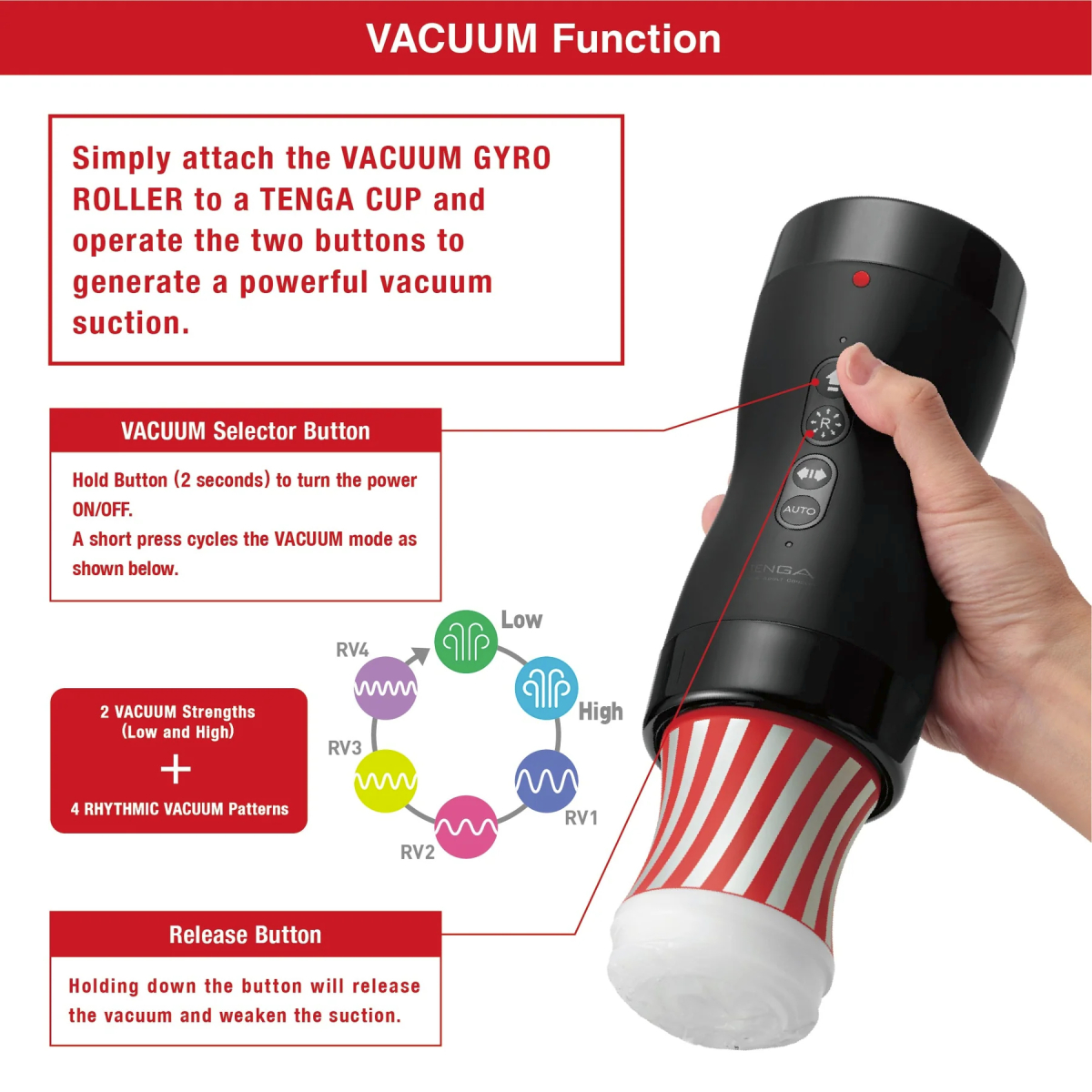 kit succion rotation tenga vacuum gyro roller 2