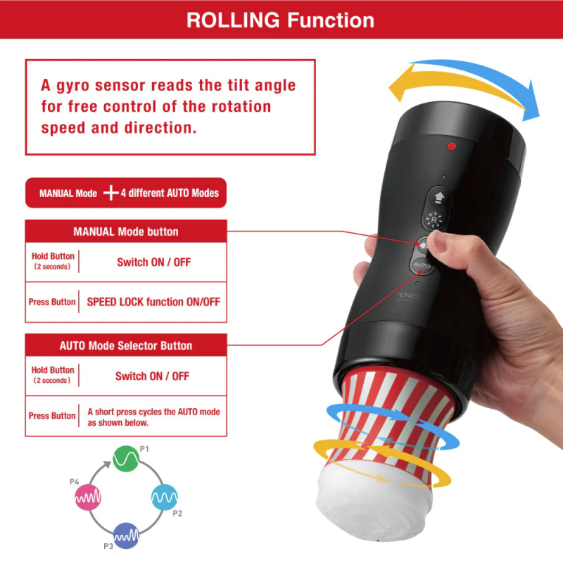 kit succion rotation tenga vacuum gyro roller 3