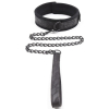lace neck collar with lead