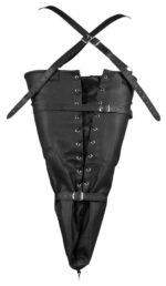 lace up full sleeve arm restraint black 3