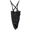 lace up full sleeve arm restraint black 4