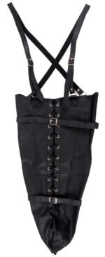 lace up full sleeve arm restraint black 4