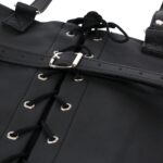 lace up full sleeve arm restraint black 5