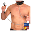 laisse de chien en cuir noir