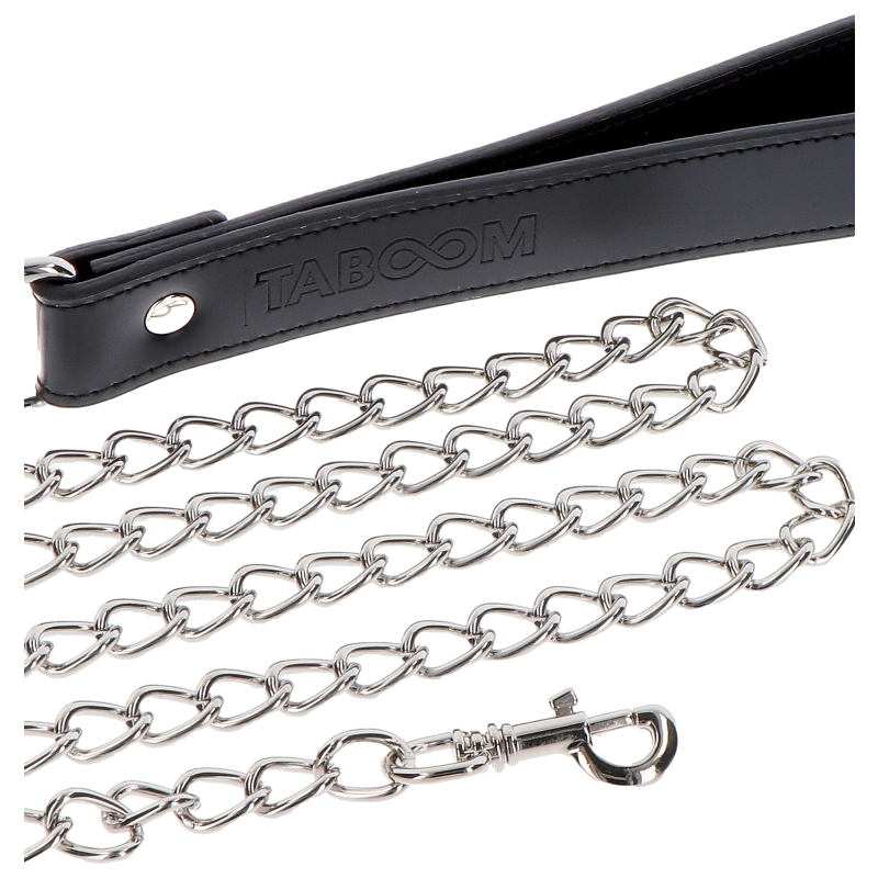 laisse en metal luxur essential taboom noir 2