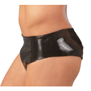 latex men s briefs black m l