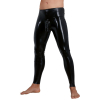 legging en latex avec gaine penis