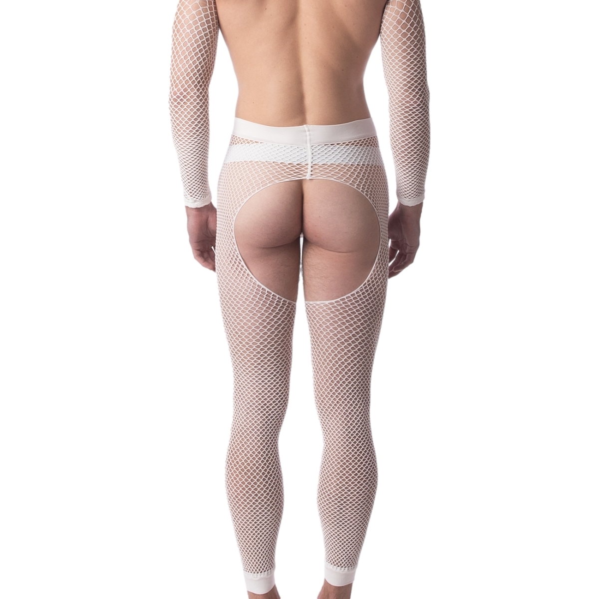 legging filet cacci blanc 1