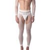 legging filet cacci blanc