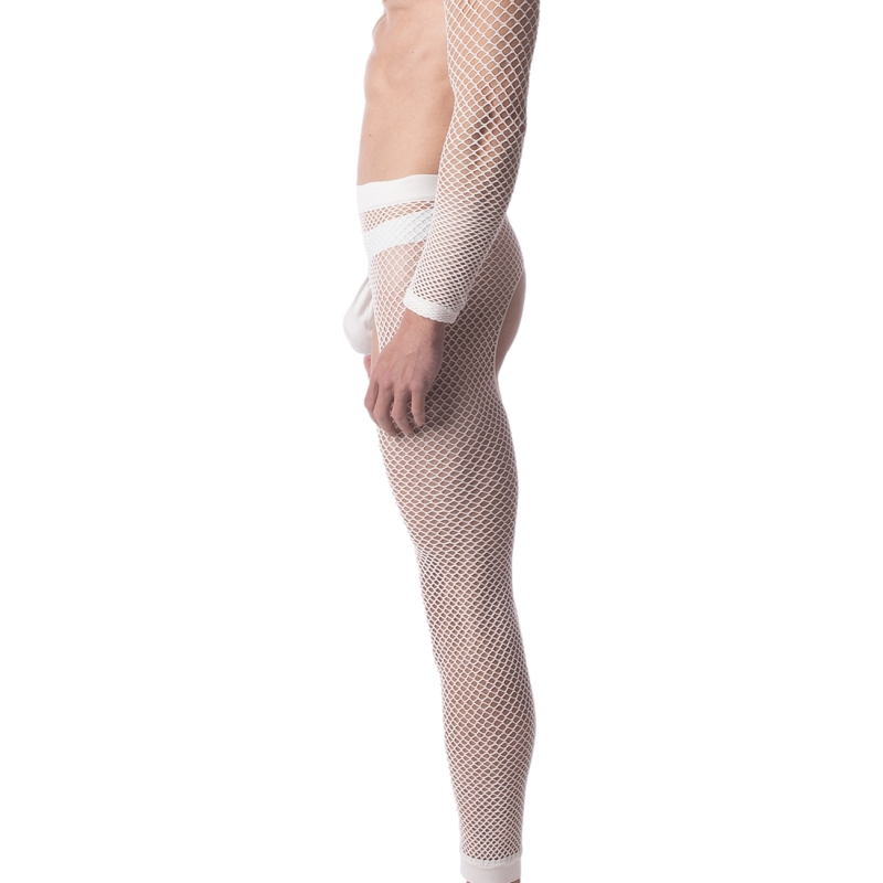 legging filet cacci blanc 3