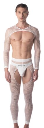 legging filet cacci blanc 4