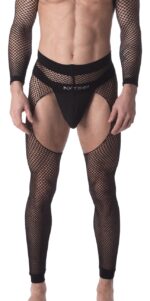 legging filet cacci noir