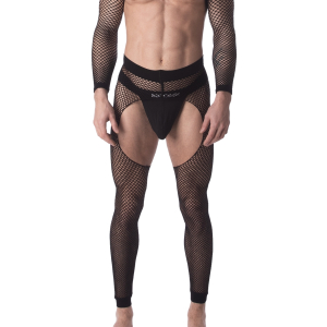 legging filet cacci noir