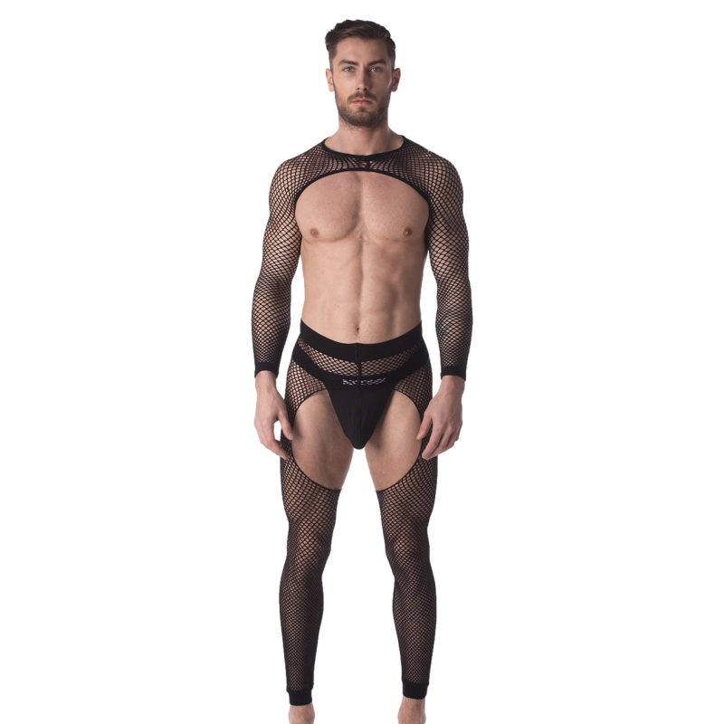 legging filet cacci noir 4