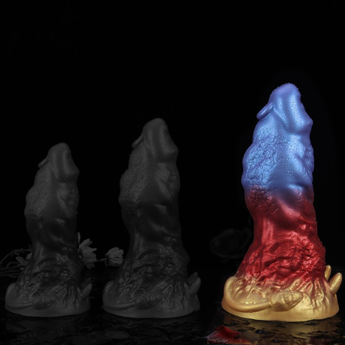 leo silicone fantasy realistic dildo l